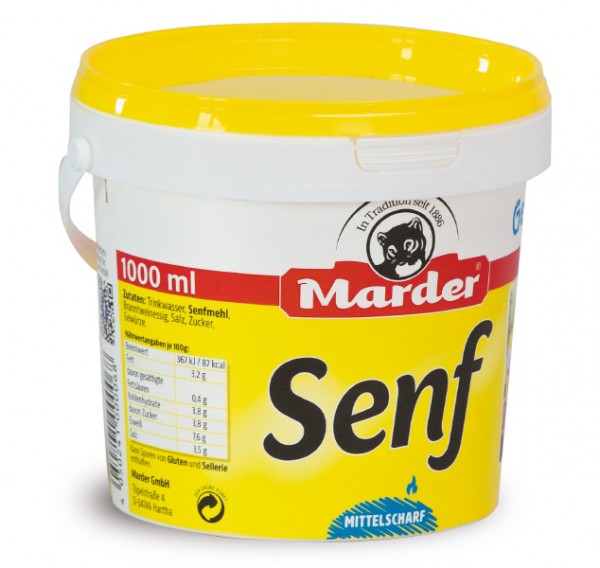 Marder Senf 1L mittelscharf